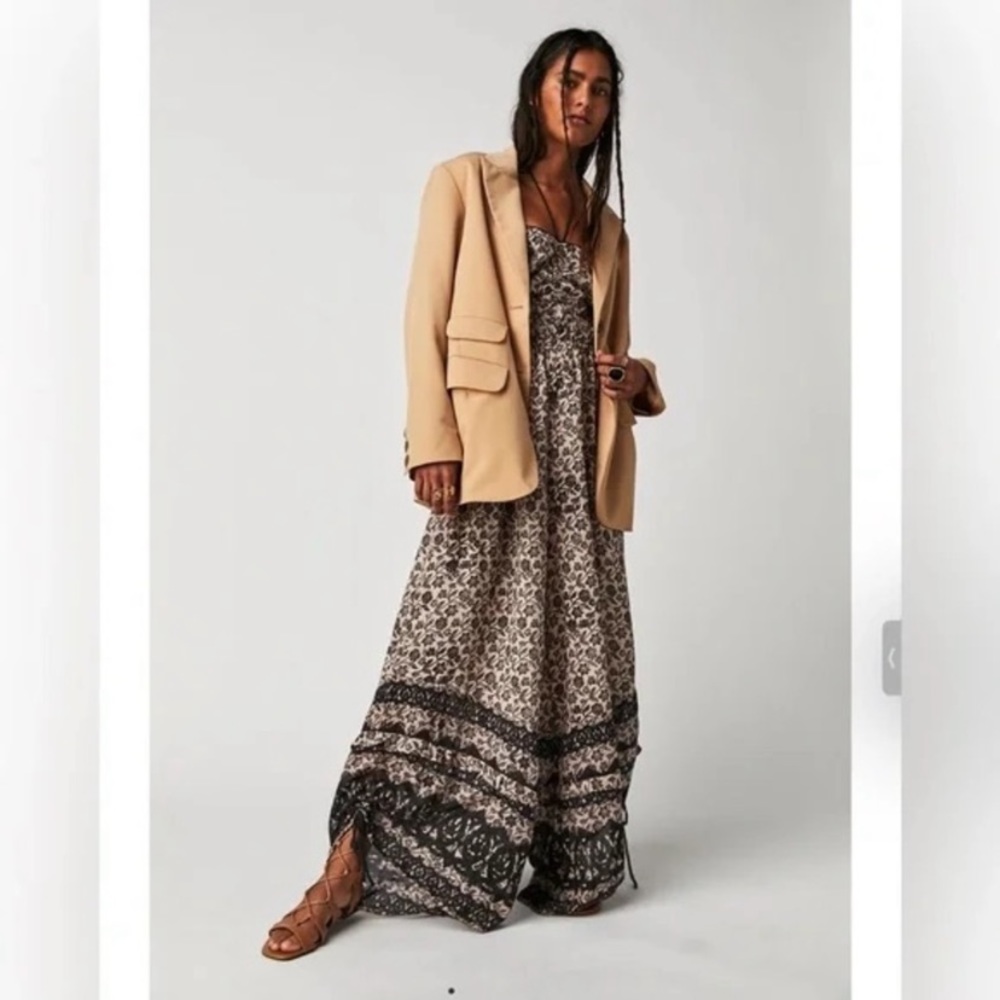 New Free People Forever Timeless Soulmate Boho Jumpsuit Size XS - Picture 6 of 16